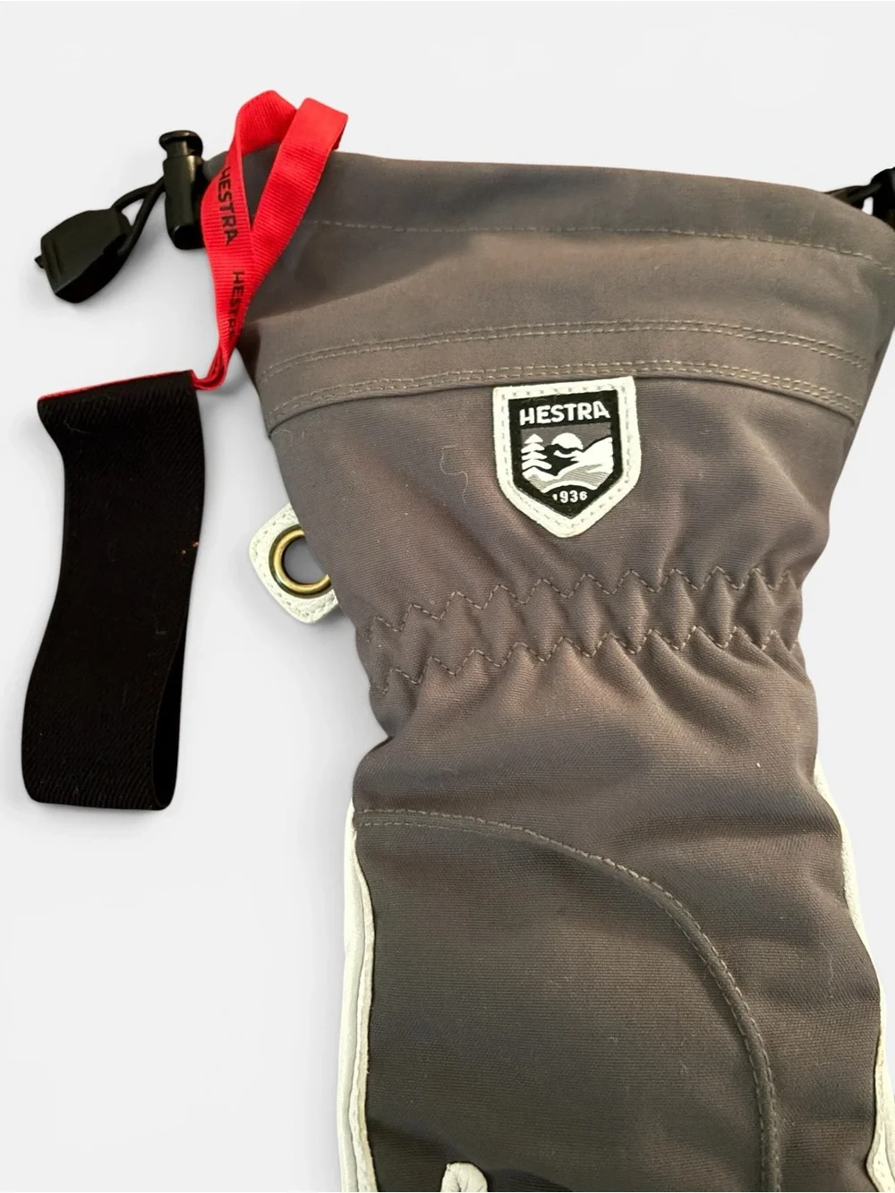 Hester’s Army Leather Heli 5 Finger Ski Gloves Women’s Size 8 NWOT
